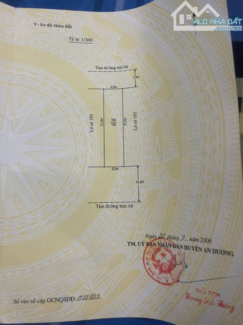 Ms Linh-Siêu đẹp lô đất 2 mặt đường trước sau đoạn Vân Tra, mặt đường Máng Nước, An Đồng - 2