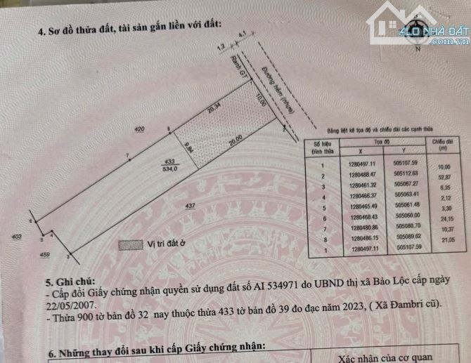 Chủ ngộp cần bán đất biệt thự Lý Thái Tổ - P2 Bảo Lộc - 2