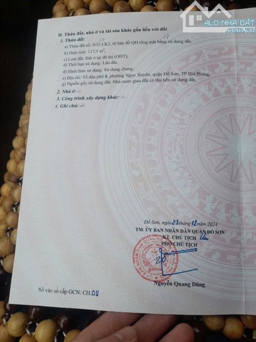 lô N32 Đấu giá Đồng Nẻo. - Đồ Sơn - Hải Phòng .Vị Trí Đắc Địa Trung Tâm Của Khu công Nghiệ - 2