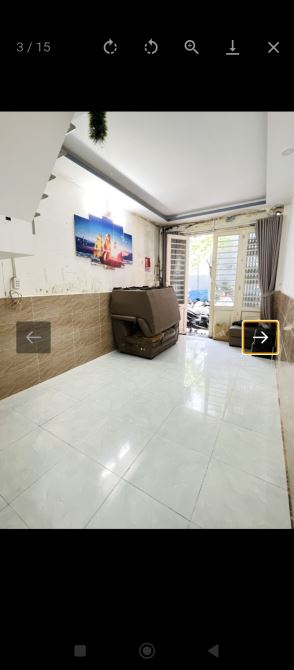 Bán nhà hẻm Ni Sư Huỳnh Liên,P.10,Q.Tân Bình,dt: 3,2 x 11 nhà xây 2 tầng 3 Tỷ 45. - 2