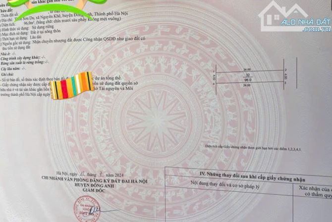 ✅ Bán 96m đất Sơn Du, Nguyên Khê - Ô tô tránh - Cách đường liên xã 30m - 2