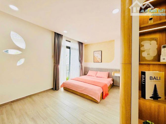 Nhà 4 tầng xây mới, hẻm ô tô, Phan Huy Ích, Gò Vấp, ngang 4,5m, 5 tỷ 97 - 2