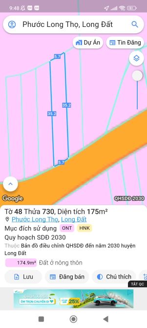 ❤️ Em nắm Chủ vài lô FO - Đã Có Sổ Hồng Riêng - Xã Đất Đỏ.TP - HCM  ✅ Vị trí đẹp.gần ủy ba - 2