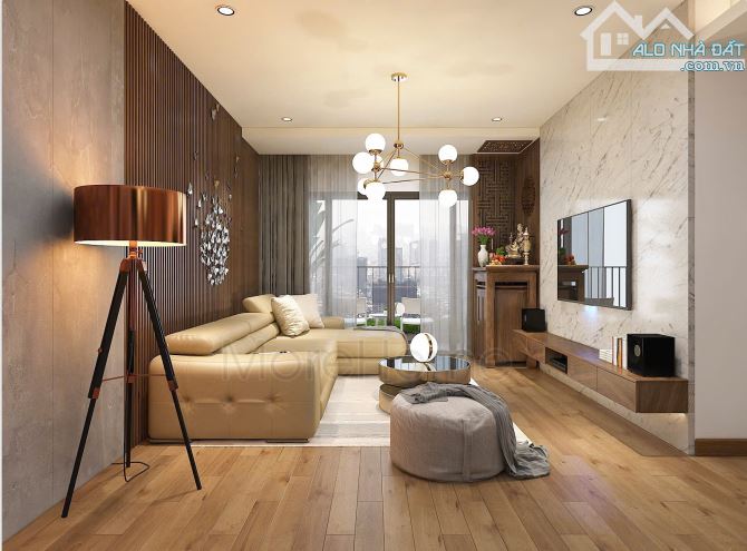 Bán CH 3PN2WC 129m2 tòa Sky Park Residence,Tôn Thất Thuyết, căn góc,tầng trung ĐN,View hồ. - 2