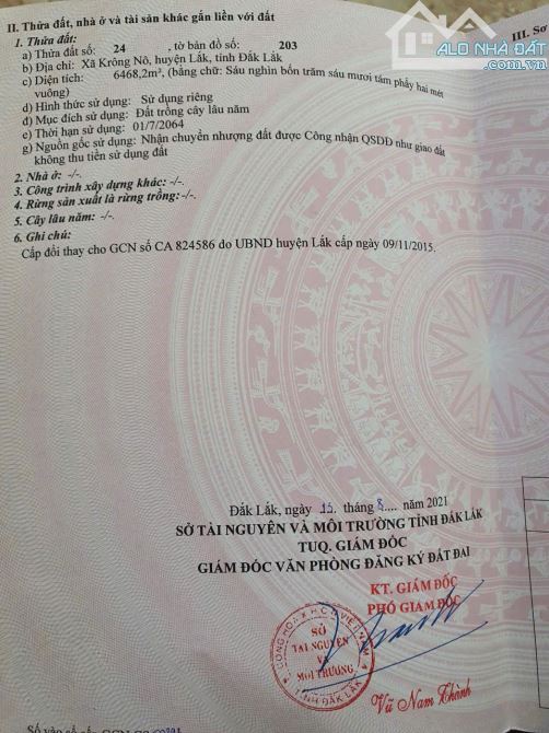 bán đất nông nghiệp tại Krông Nô, huyện Lắk, Đắk Lắk - 2