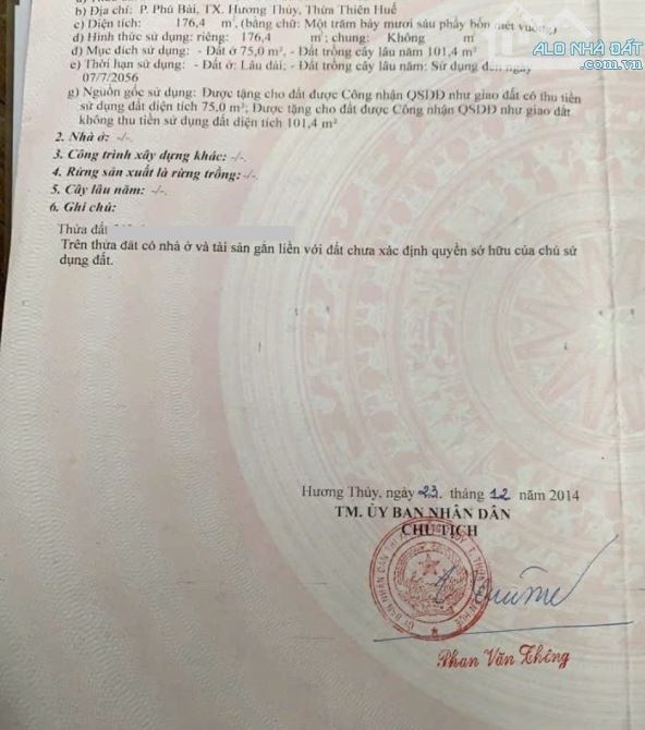 Bán đất Phú Bài vị trí đẹp, giá rẻ - 2