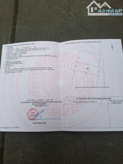 Nhanh Tay - Đất Ngọc Thụy - Cách Cầu Chương Dương 3km - 50m2 -  5Ty2 - 2