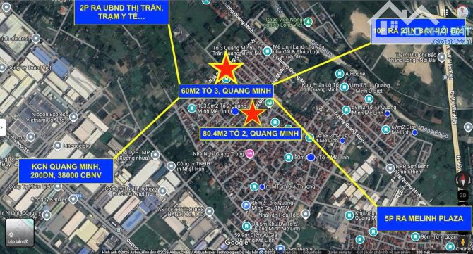 💥 BÁN NHÀ 3 TẦNG MỚI TINH – ĐƯỜNG RỘNG Ô TÔ VÀO TẬN ĐẤT 📍 Vị trí: Quang Minh – Mê Linh – - 2