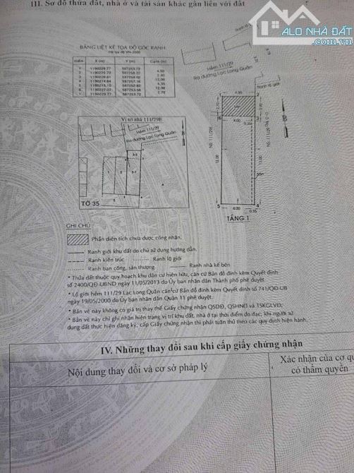 Giảm mạnh còn 7,9 tỷ nhà 60m2 HXH Lạc Long Quân quận 11 - 3