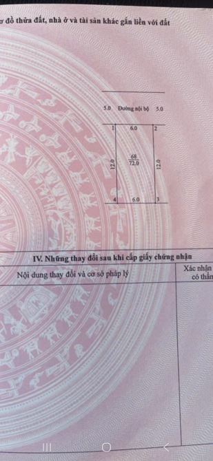BÁN: FUUL 72 M NAM PHUONG TIEN CHUONG MY HÀ NÔI . - CÁCH ĐƯỜNG QL21:  20 M ĐÔI DIÊN UBND - 3