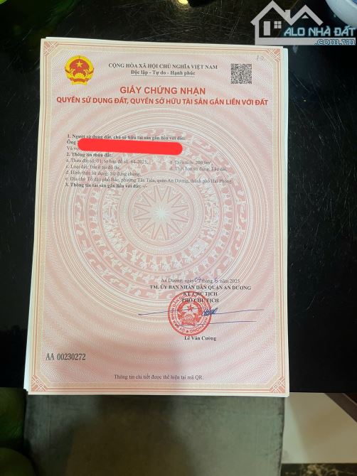 Bán đất 426m2 ngõ rộng 6m, TDP Bắc Nông Xá, p An Dương  giá chỉ 13,5tr/m2 - 3