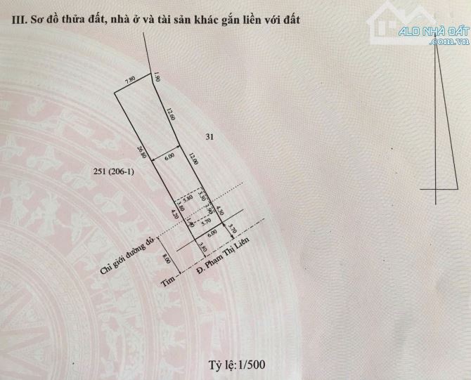 Đất gần 200m mặt tiền Phạm Thị Liên, Kim Long, Huế - 3