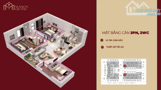 Căn hộ mason grand Phú Mỹ, giá gốc chủ đầu tư, thanh toán dãn theo tiến độ, 50% nhận nhà - 3