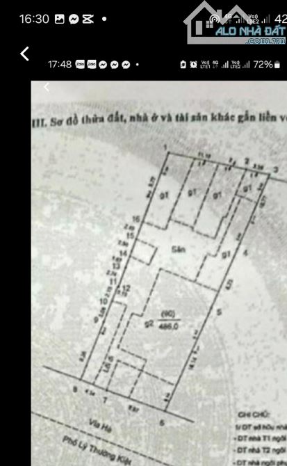 750 Tỷ / 486 m2/ 14 M tiền / Lý Thường Kiệt/ Phố Cổ Hoàn Kiếm