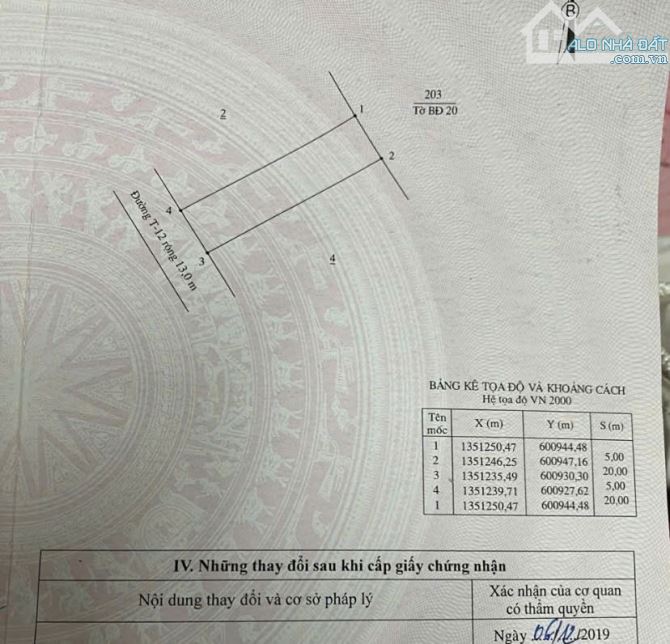 Hiếm! Lô đất sổ đỏ 100m mặt5m hướng TN KĐT An Bình Tân đối diện SUNGROUP GIÁ 6,5 tỷ - 4