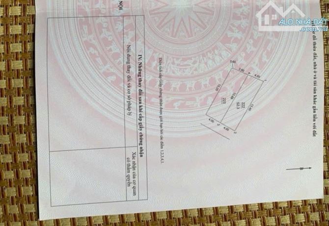BÁN ĐẤT NỀN 52.3 m2 MỸ NỘI, BẮC HỒNG, Ô TÔ , THÔNG, GIÁ NHỈNH 4 TỶ - 4