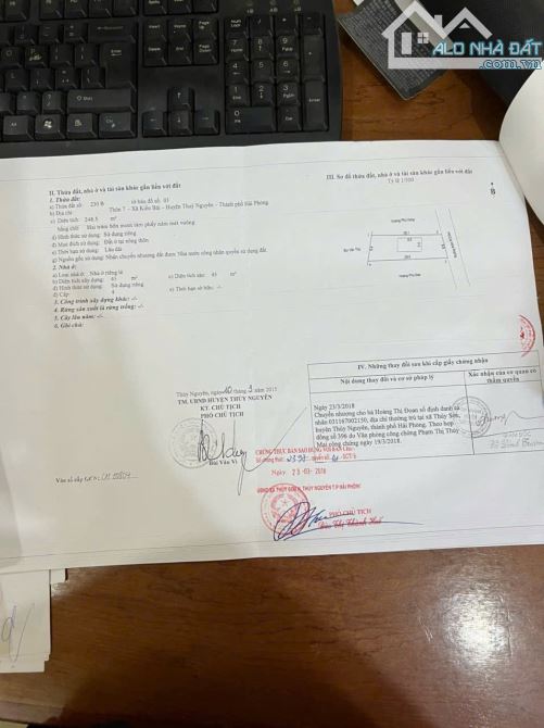 Chính chủ gửi bán lô đất mặt tiền rộng đường trải nhựa tại Kiền Bái - Thuỷ Nguyên - Hải - 4