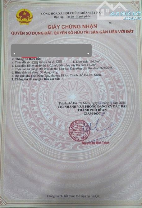 4,8Tỷ TL🔥Bán đất 166m2.tặng nhà C4_Cách đường Nguyễn Thái Học 100m, p.Tân Đông Hiệp_Dĩ An - 4