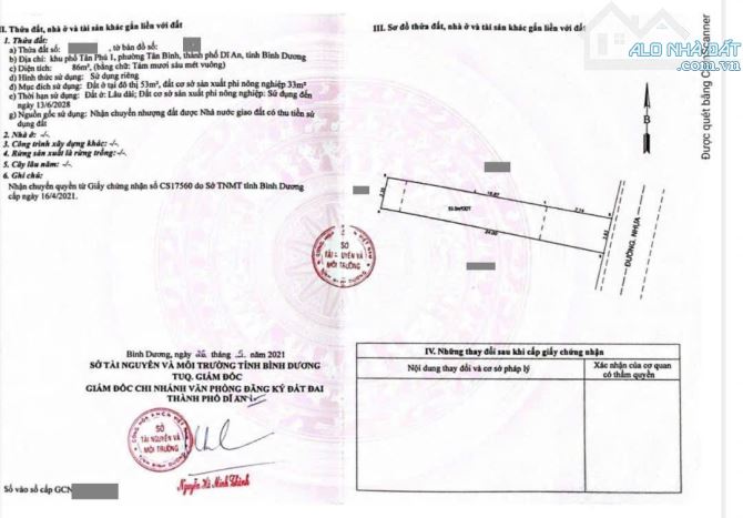 Đất gần ngã tư Chiêu Liêu, phường Tân Bình, TP Dĩ An - 5