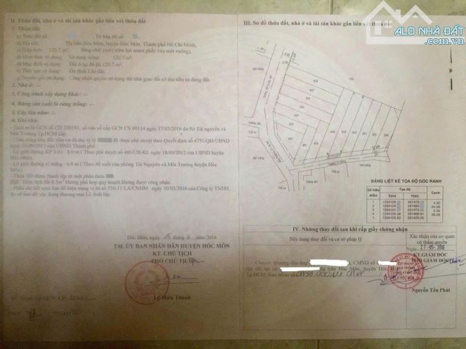 CHÚ LÂM CẦN BÁN TRỌ 5 PHÒNG CHỢ HÓC MÔN 5x22 ( 120m2 ) 860 TRIỆU SHR - 5