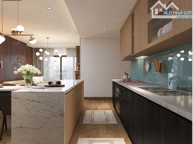 Bán CH 3PN2WC 129m2 tòa Sky Park Residence,Tôn Thất Thuyết, căn góc,tầng trung ĐN,View hồ. - 5