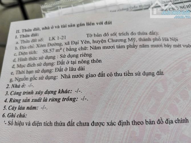 Bán đất tại xóm thọ đường xã đại yên  huyện chương mỹ -HÀ NỘI - 5