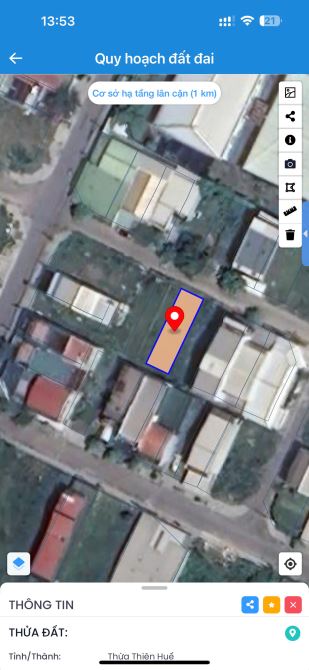 Bán đất 120m2 KQH Vịnh Mộc, gần Cầu vượt Thủy Dương, phường Thanh Thủy, TP Huế, chỉ 2,67Tỷ - 7