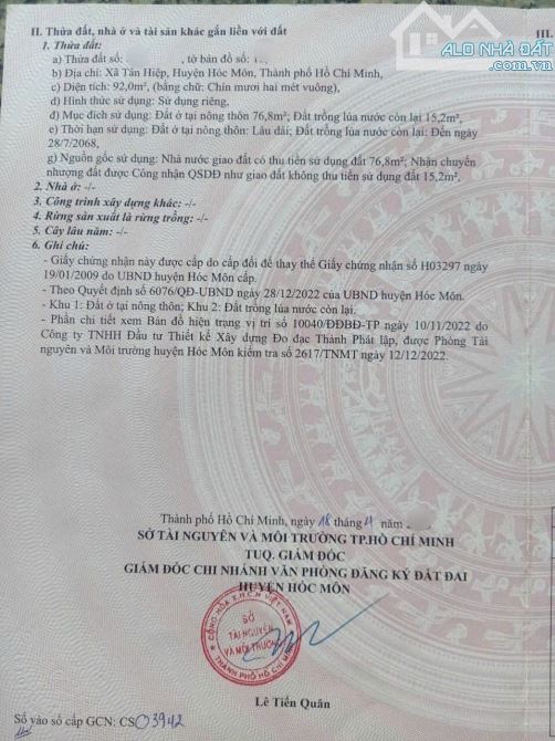 Chú 6 cần tiền nên bán căn nhà 1 trệt 1 lửng ở Tân Hiệp, Hóc Môn, 92m2, 950triệu, sổ riêng - 7