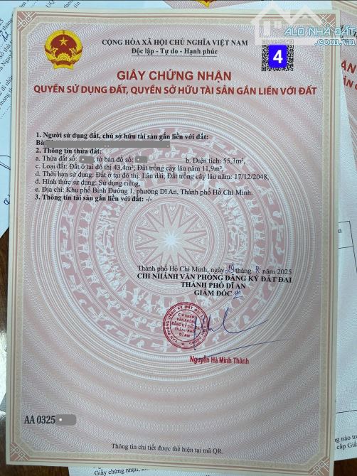 3Tỷ TL🔥Bán 2 lô đất hẻm Nguyễn Tri Phương, Sát Vách Thủ Đức, p.An Bình, Tp.Dĩ An - 8
