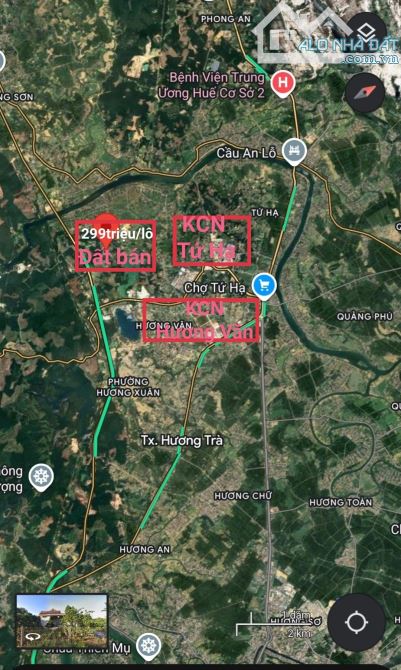 Block đất F0 Hương Vân gần khu công nghiệp Hương Trà