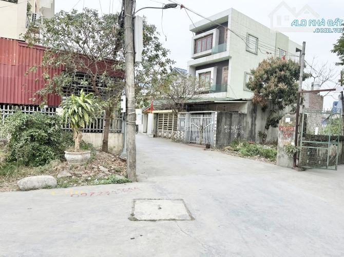 Bán đất lô góc bánh chưng 57,5m2 tại Cống Mỹ, Nam Sơn, An Dương giá 1,08 tỷ