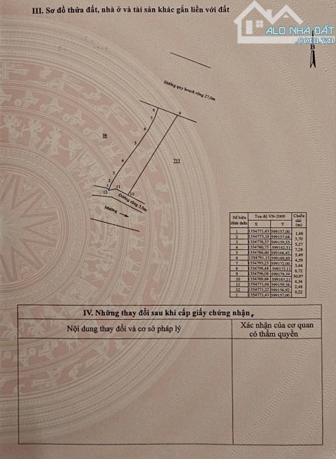 Bán lô đất 188m2 ở Vĩnh Thái chỉ 300m  đường quy hoạch rộng 27m , Gần khu đô thị Mỹ gia