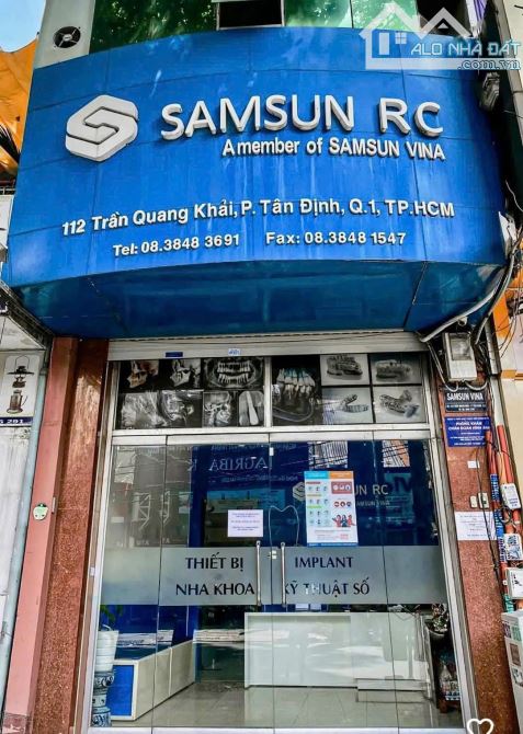MT Trần Quang Khải - Tân Định, dt: 4m x 18m, 5 tầng, HĐT 80 triêu/th, giá 28 tỷ bớt lộc.