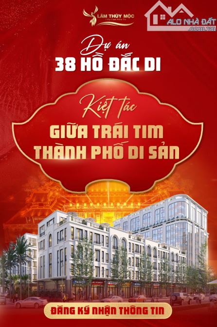 💥 Mở Booking Chính Thức – Số lượng có hạn! 📍 CHÍNH THỨC RA MẮT✨ DỰ ÁN 38 HỒ ĐẮC DI – TP