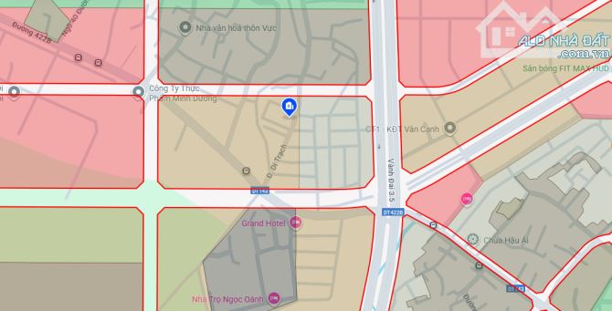 Bán đất Di Trạch, Phân Lô - Đường thông. Ô tô - Kinh doanh. 66m, 9 tỷ