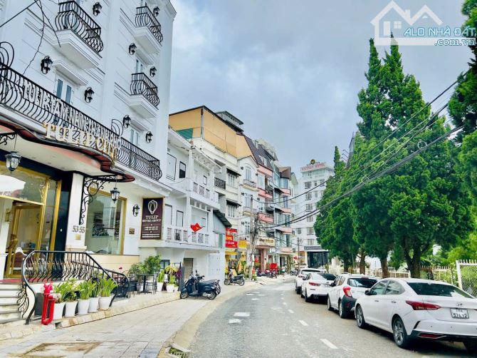 ĐẤT MẶT TIỀN PHAN NHƯ THẠCH NGAY CHỢ ĐÀ LẠT 213M2 MĐXD 100% GPXD 7 TẦNG