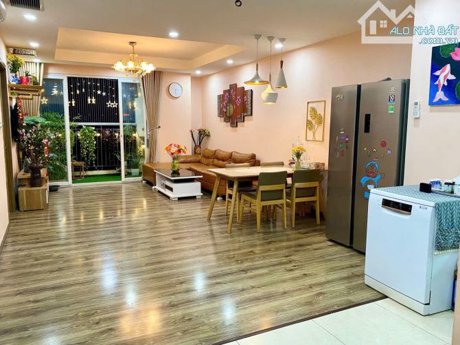 Cho thuê căn hộ chung cư 129D Trương Định Complex, HBT 105m2 3PN full 16tr