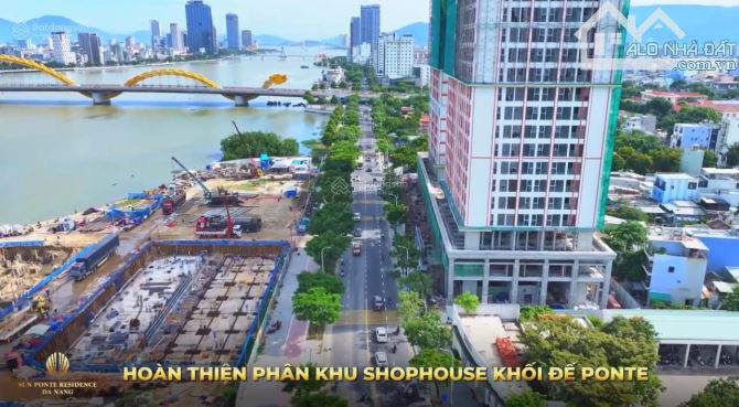 Bán nhanh Studio 26,4m2 Sun Ponte cầu Rồng Đà Nẵng, giá rẻ nhất tòa 2tỷ399 C/chứng dễ dàng