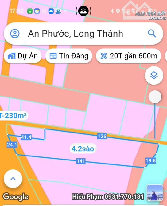 Bán 4,2 sào Mặt Tiền Quốc Lộ 51 An Phước, Long Thành - Cơ Hội Đầu Tư Vàng Sở Hữu 3 Mặt Ti