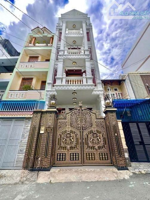 Bán nhà thang máy full nội thất gỗ 5x20m hầm 5 tầng đẹp - ngay siêu thị EMart phan văn trị - 5