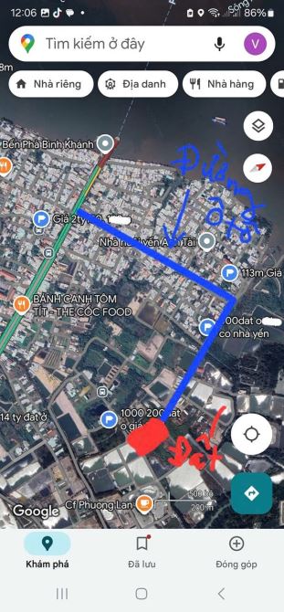 Bán lô đất 2 MT đường xe hơi Rừng Sác, Bình Khánh, Cần Giờ 15,5tỷ - 1