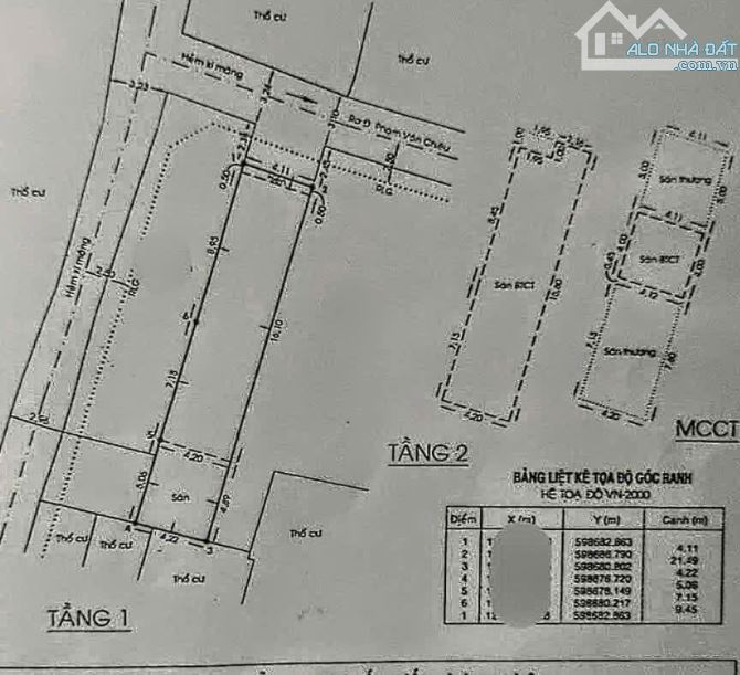 DT KHỦNG ( 4*22M ) NỞ HẬU - HXH THÔNG - TRỆT, LẦU, ST - Phạm Văn Chiêu P.9 - GIÁ 6,5 TỶ - 1