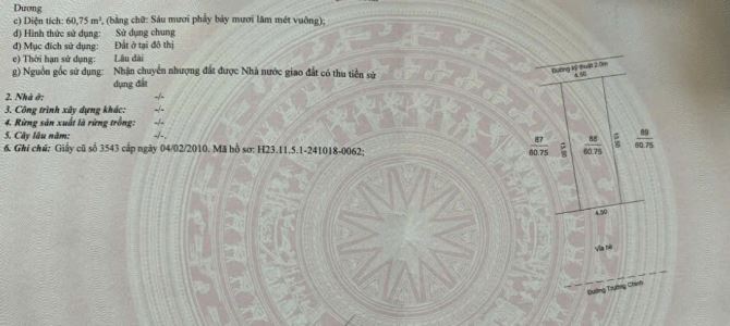 Đất mặt đường Trường Chinh 52m - 1