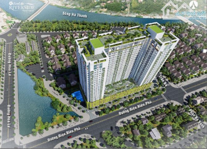 Giảm 200 triệu - Bán căn hộ 2 phòng ngủ view sông, hướng Đông Nam tại Ecolife Riverside - 1
