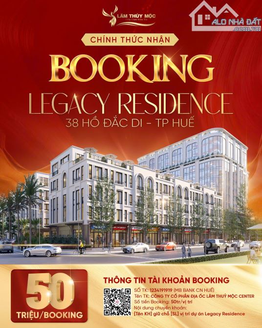 💥 Mở Booking Chính Thức – Số lượng có hạn! 📍 CHÍNH THỨC RA MẮT✨ DỰ ÁN 38 HỒ ĐẮC DI – TP - 1
