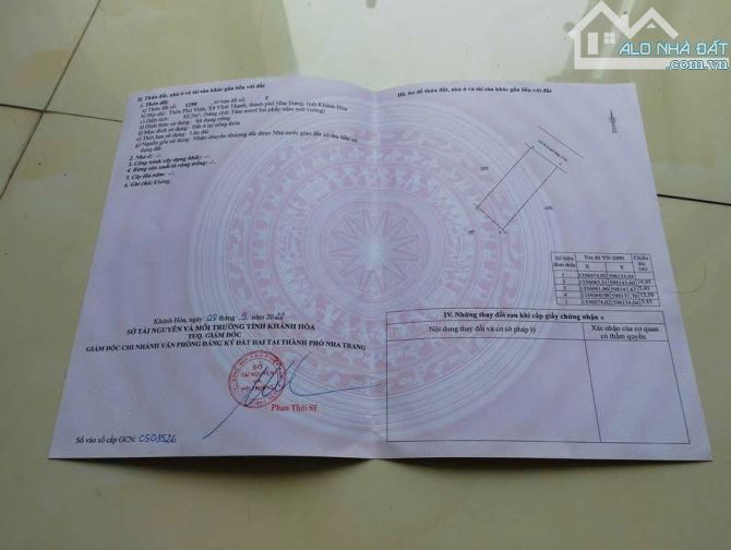 BÁN LÔ ĐẤT PHÚ VINH, VĨNH THẠNH ,SAU LƯƠNG TRƯỜNG LƯƠNG THẾ VINH GẦN CHỢ, ĐƯỜNG Ô TÔ TẢI - 1