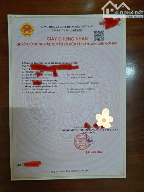 Cần Bán Nhà 4x15m, 2 Lầu – Hẻm Xe Hơi – Khu Dân Cư An Ninh, Gần Hoàng Ngân – Quận 8 - 1