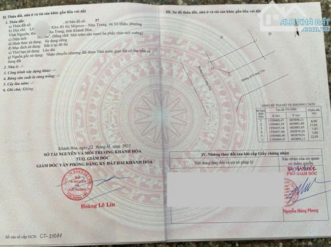 Bán lô góc Khu Đô Thị Mipeco - 163.9m2 - sổ hồng sang tên nhanh - 1