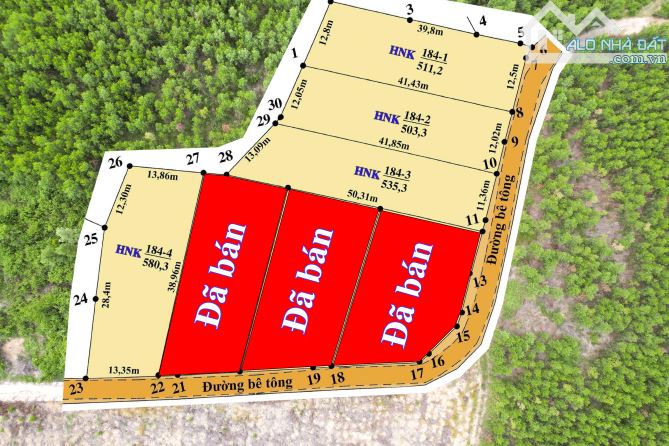 bán lô đất vườn Diên Tân rẻ nhất khu vực sẵn cây Hương tren đất chỉ 290 triệu - 1
