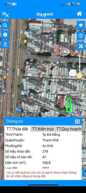 📌📌📌LÀM VIỆC TRỰC TIẾP GIÁ TỐT !!!BÁN đất kiệt 5m oto thông 297 trường chinh - 1
